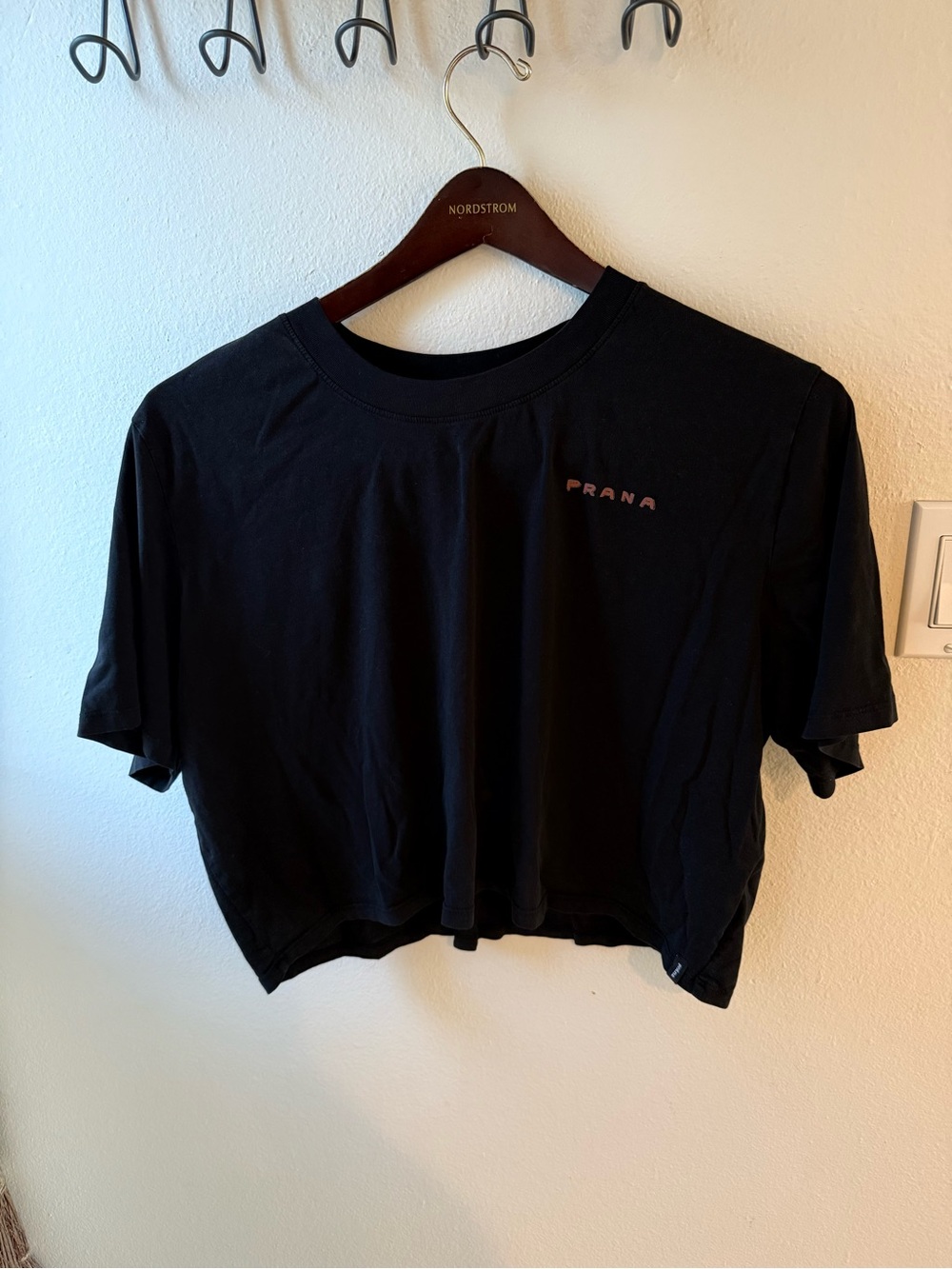 Prana Women's Black Cropped Tee